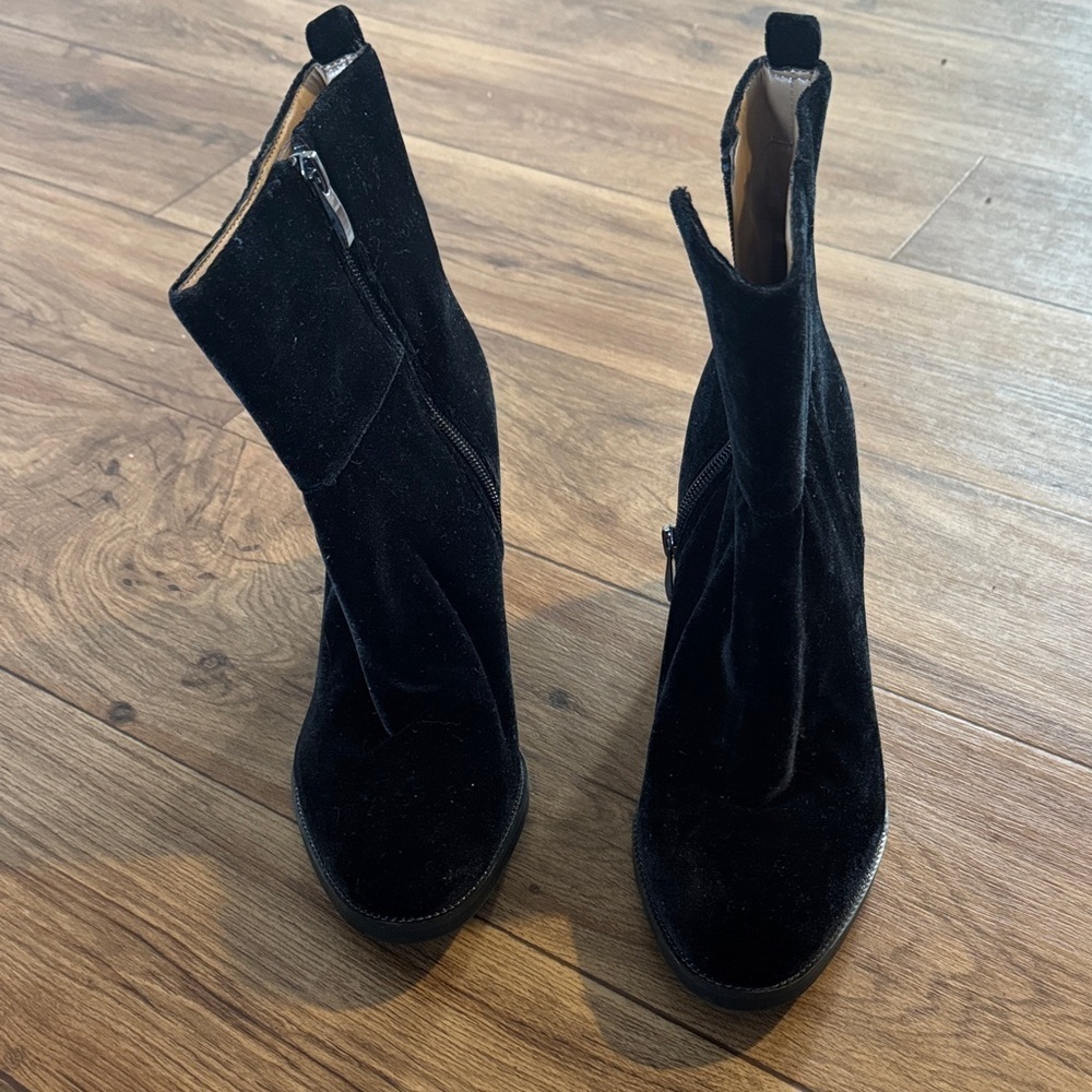 Franco Sarto Black Heeled Boots
